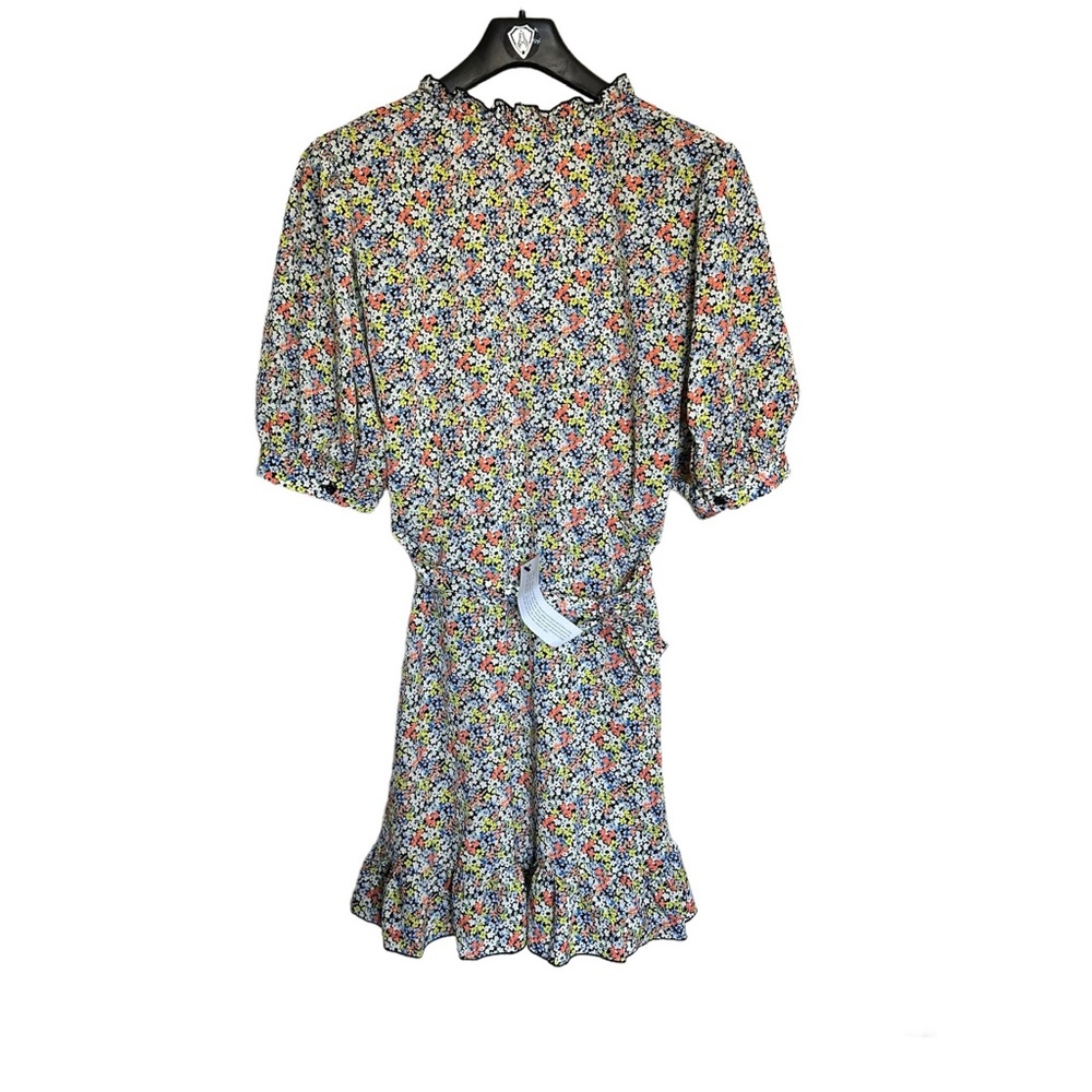 NWT Topshop Dainty Floral Midi Wrap Dress Size 14 - Picture 3 of 8